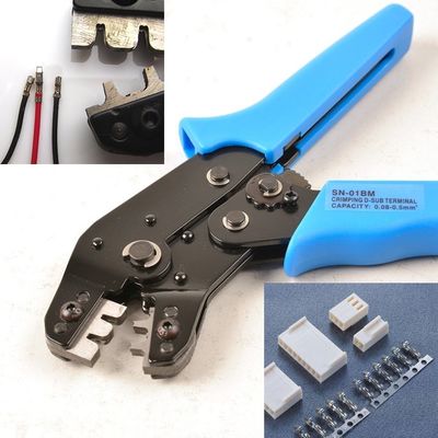 Verbindungsstück-Zusammenstellung 1550pcs Du Pont 2.54mm mit Quetschwerkzeug-Bördelmaschinen-Zangen-Ausrüstung
