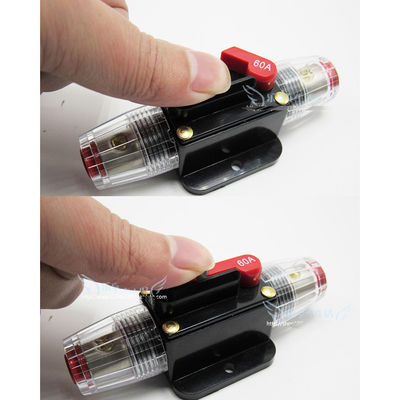 Auto Audio-30 bis 100 Ampere-Leistungsschalter-Handrücksteller Schalter-Sicherungs-Halter