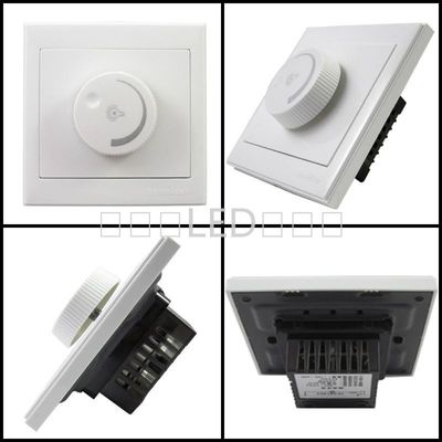 AC85-120V AC180-265V LED Lampen-schwächerer Schalter-Helligkeits-Prüfer-Wall Mounted Rotary-Griff