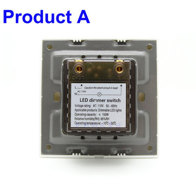 AC85-120V AC180-265V LED Lampen-schwächerer Schalter-Helligkeits-Prüfer-Wall Mounted Rotary-Griff