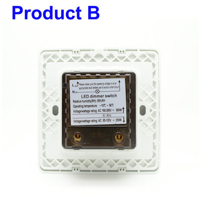 AC85-120V AC180-265V LED Lampen-schwächerer Schalter-Helligkeits-Prüfer-Wall Mounted Rotary-Griff