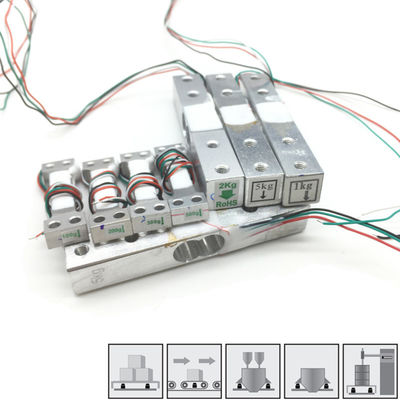 Aluminiumminiaturkraft, die Sensor-Mikromessdosen 100g 200g 300g 500g 1kg 2kg 3kg 5kg wiegt