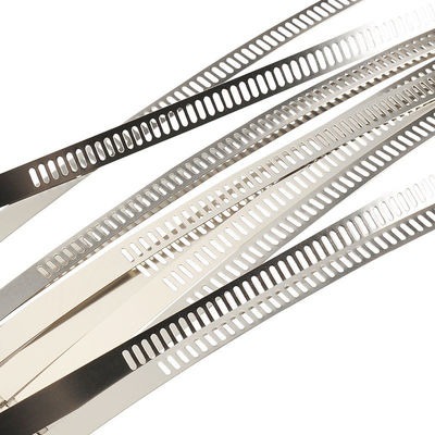 7mm x 200mm Edelstahl-selbstsichernde Leiter-Form-Kabel-Draht-Zipbindungen