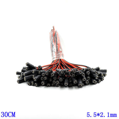 5.5mm x 2.1mm 10 Zoll (30cm) DC Spannung Zopf-Erweiterungs-Kabel-Frau