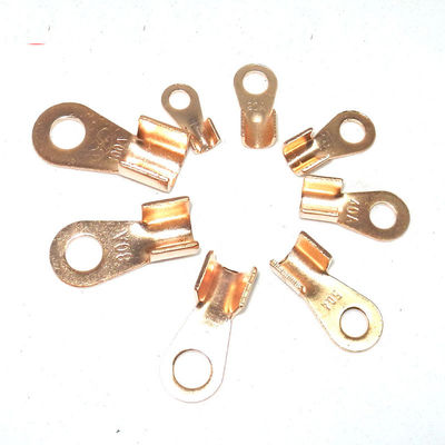 quetschverbinden offener Draht des Fass-80pcs kupferne Ring Lug Terminals Assortment Set-Ausrüstung OT 10A zu 100A