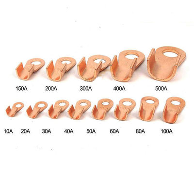 Offener Fass-Draht quetschverbinden kupfernen Ring Lug Terminals OT 5A zu 500A