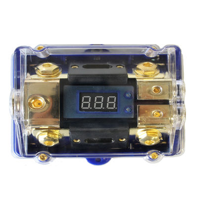 1 in 2 heraus Sicherungs-Halter-Erdungskabel-Verteilungs-Verteiler der Auto-Audioenergie-LED