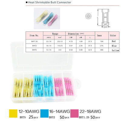 Psychiaters-Kolben-Verbindungsstück-Anschluss-Zusammenstellungs-Ausrüstung BHT1.25 BHT2 BHT5 der Hitze-125pcs