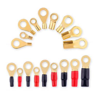 Audiofalz Ring Terminal Gold Plated 0GA/2GA /4GA /6GA /8GA/10GA