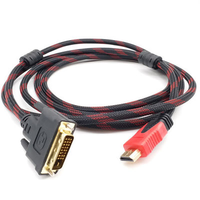 HDMI vollen HDMI dem Mann DVI 24+1 zu des Kabelhalter-1080P zu DVI-D männlichem Hochgeschwindigkeitsadapter Cabl