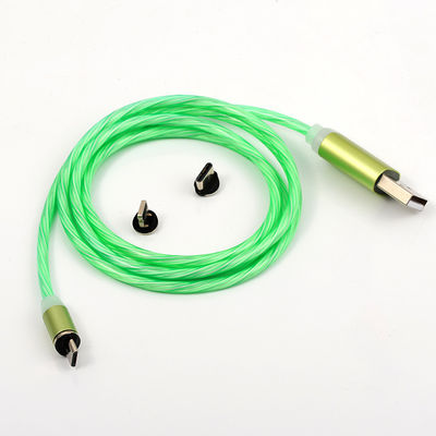 Pogo Pin Luminous LED, das magnetisches Aufladungskabel USBs für Handys beleuchtet