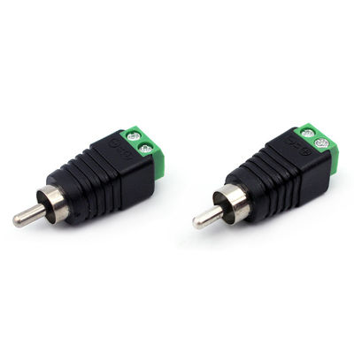 Audio UTP-Kabel-Cat5/Cat6/Video-Handelsmann RCA zu den Schraubklemme-Klemmenblöcken