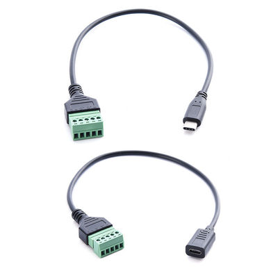Art-c 3,1 Mannes-Jack Tos 5 USBs weibliches Stiftschraubklemme-Anschlusserweiterungs-Kabel 30cm
