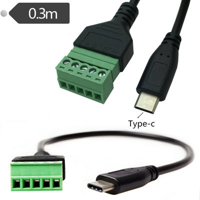 Art-c 3,1 Mannes-Jack Tos 5 USBs weibliches Stiftschraubklemme-Anschlusserweiterungs-Kabel 30cm