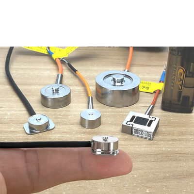 Kleiner Edelstahl-Mini Micro Button Load Cell-Miniaturkompressions-Spannungs-Dünnfilm-Sensor 5N 10N 100N 200N