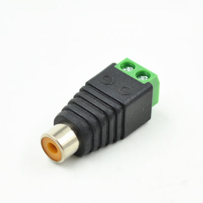 Kabel-Audio Video-Handels weibliches RCA UTPs Cat5 Cat6 zu den Schraubklemme-Klemmenblöcken