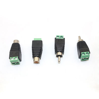 Kabel-Audio Video-Handels weibliches RCA UTPs Cat5 Cat6 zu den Schraubklemme-Klemmenblöcken