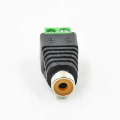 Kabel-Audio Video-Handels weibliches RCA UTPs Cat5 Cat6 zu den Schraubklemme-Klemmenblöcken