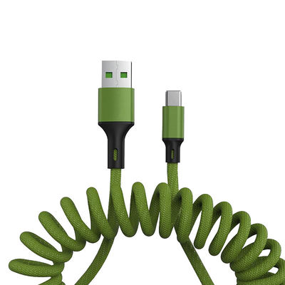 Schnelle Gebührenkabel USB-Art mechanische Tastatur C 5A umwickelte Daten-Ladegerät-Kabel-umsponnene Schnur
