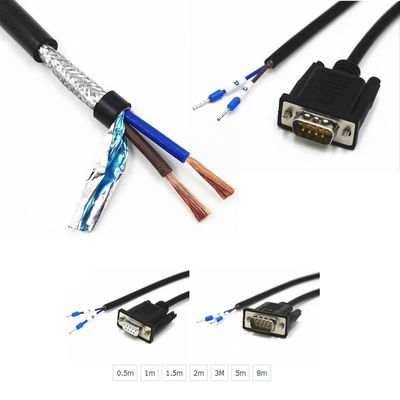 Serielle Schnittstelle des Mann-DB9 oder der Buchsen-RS485 zu 2 Stiftanschlüsse Exapansions-Kabel
