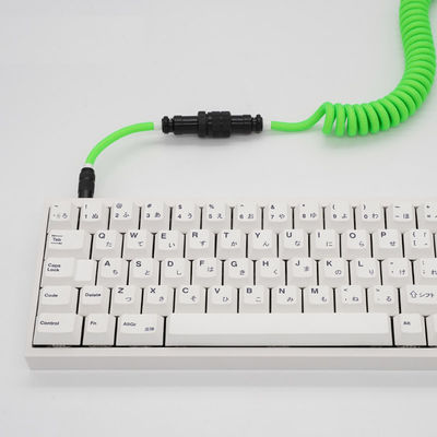 Schnittart C USB Aufladung verkabeln mechanische Tastatur, die abnehmbare aufgerollte Daten Kabel-Ausrüstung aufladen