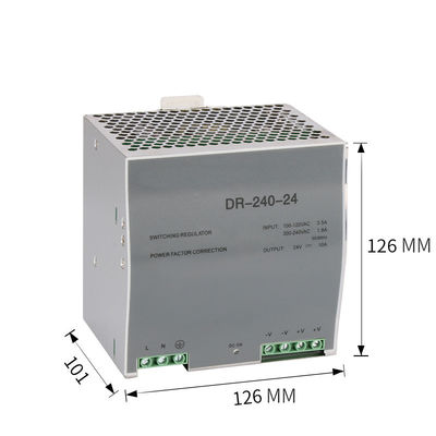 DR-240-24 240W 24V 10A DC-Ertrag-Lärm-Schienen-Schaltungs-Modus-Stromversorgung