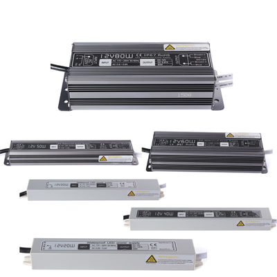 DC 12V 60W wasserdichten LED Fahrer Power Supply IP67 beleuchtend des Transformator-gab AC170-250V Adapter für LED-Streifen ein