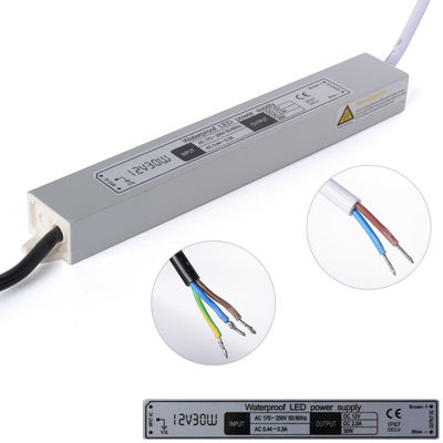 DC 12V 30W wasserdichten LED Fahrer Power Supply IP67 beleuchtend des Transformator-gab AC170-250V Adapter für LED-Streifen ein