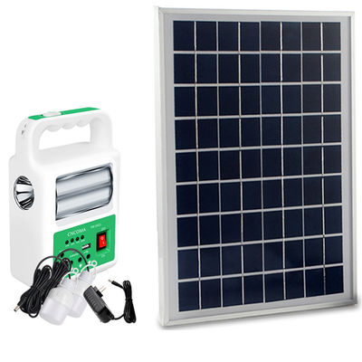 Tragbare Lampe des Solarenergie-Bank-Gremiums-2 LED mit USB-Kabel-Ladegerät-Notbeleuchtungs-System