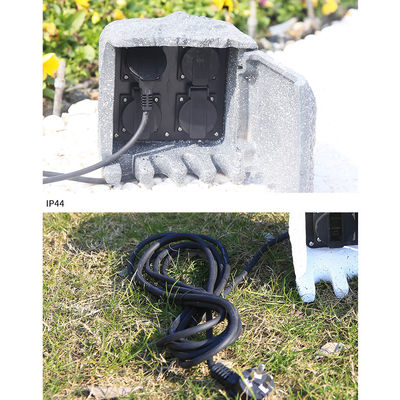 Ausgang-Felsen-Sockel-Kasten-Harz-Einschließung der Garten-elektrischen Leistung im Freien imprägniern