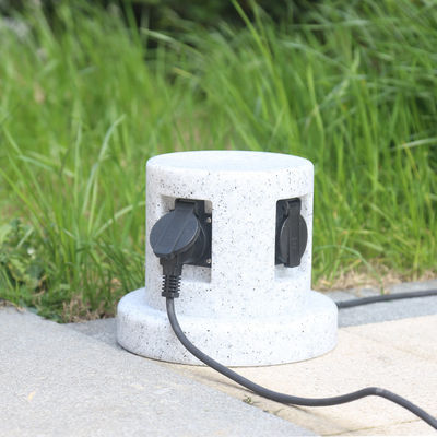 Sockel-Ausgang-Nachahmungs-im Freien Marmorpolyäthylen-Plastik der Gartenc$in-boden Rasen-elektrischen Leistung
