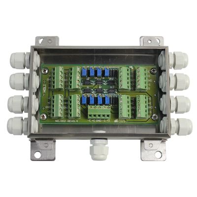 8 Weisen-Edelstahl-Messdosen, welche die Anschlusskasten-Einschließung wiegt Sensor für Plattform-Skala summieren