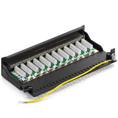 12 Port-Pacthpanel UTP Kabel-Verteiler-Verteilerdose-Teiler des Wand-Berg-RJ45 der Schalttafel-Cat6