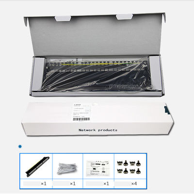 24 Port-Rackmount 19 Zoll x 1U Schalttafel Cat6 Pacthpanel UTP RJ45