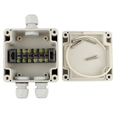 Einschließung des Kabel-Verdrahtungs-Anschlusskasten-beleuchten die elektrische Verteilungs-83*81*56mm wasserdicht mit Verbindungsstücken