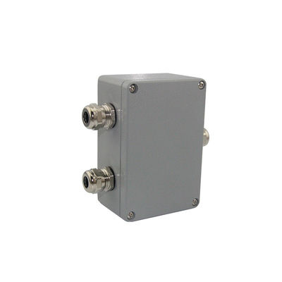 1 in 2 aus Kabel-Verteilungs-dem Aluminiumanschlusskasten wasserdicht mit Verteilern 120*80*55mm