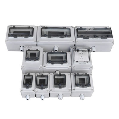 Wasserdichte Weise 2 3 4 5 6 8 10 12 16 18 des Wand-elektrische Einschließungs-Plastikschalter-Leistungsschalter-Kasten-IP67 im Freien