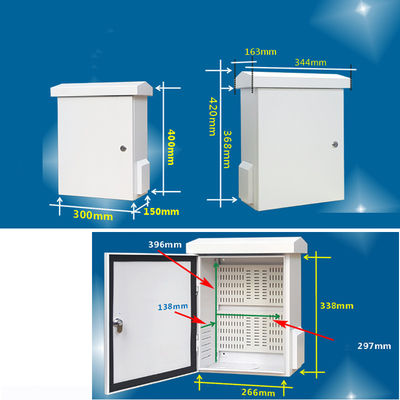 40cmx30cmx15cm elektrischer Einschließung Cctv-Stromversorgungs-Verteilerkasten-Basecoat