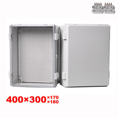400x300x180mm wand-Anschlusskasten-Kasten wasserdichter elektrischer Einschließungs-IP65 Plastikim freien