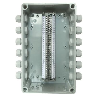 Elektrischer Einschließungs-Rohr-Anschlusskasten 250*150*200mm mit UK2.5B-Lärm-Schienen-Verteilern