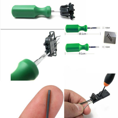 Selbstverbindungsstücke der Schraubenzieher-3pcs, die Pin Remover Terminals Removal Tool-Ausrüstung quetschverbinden
