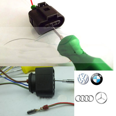 Selbstverbindungsstücke der Schraubenzieher-3pcs, die Pin Remover Terminals Removal Tool-Ausrüstung quetschverbinden