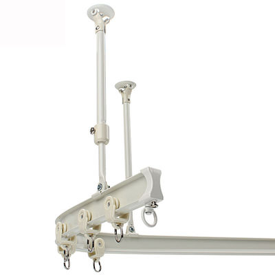 Harte Beanspruchung kurvte Aluminium-Pole-Erkerfenster Rod Bendable Curtain Track Rail für Raum-Teiler