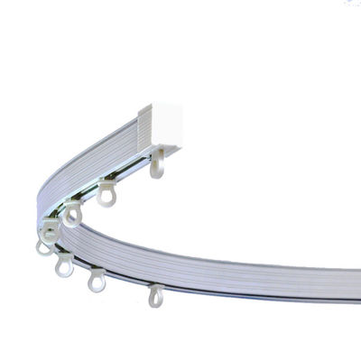 Bendable Plastikgebogener Vorhang Rod Track Rail Inner Pulley aluminium-Polen Hochleistungsfenster