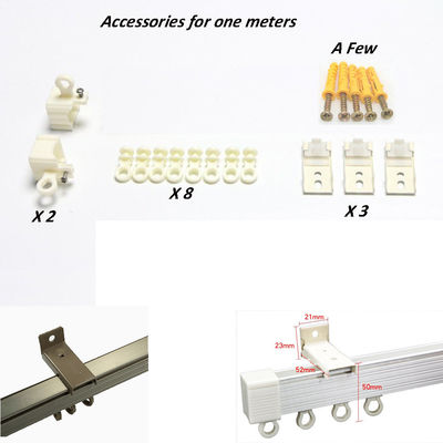 Bendable Plastikgebogener Vorhang Rod Track Rail Inner Pulley aluminium-Polen Hochleistungsfenster