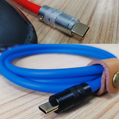 6mm O.D USB 3,1 Art c-Gebührenkabel PD 100W aufladend für Laptop-Tablet-intelligente Telefone
