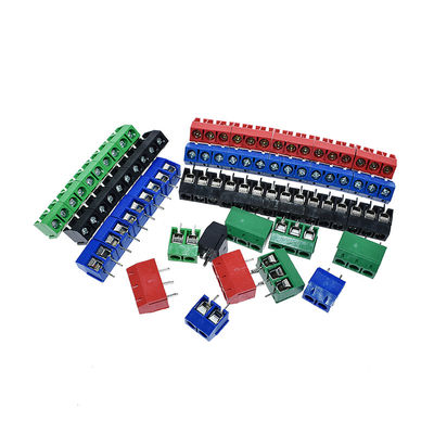 5.0mm Neigung PWB brachte Schraubzwinge-Art Verteiler 2P 3P verbunden an