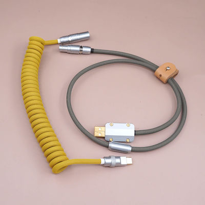 Hochleistungsverbindungsstück verband das mechanische Tastatur-Kabel, das Kreisstecker-Sockel ankoppelt