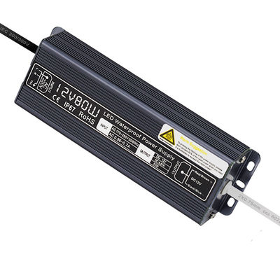 DC 12V 80W wasserdichten LED Fahrer Power Supply IP67 beleuchtend des Transformator-gab AC170-250V Adapter für LED-Streifen ein