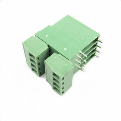 3.81mm Pitch Doppelreihe-PCB-Anschlüsse Steckschrauben-Terminalblöcke Stecker + Winkel-Pin-Kopf